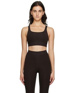 Vaara Scoop Neck Sports Bra - Black