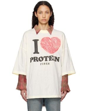 Doublet Off- Steak Compression T-Shirt - White