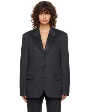 The Row グレー Lasonne テーラードジャケット - ブラック