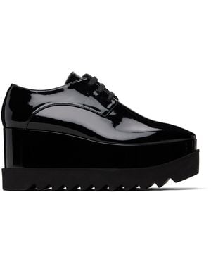 Stella McCartney Limited Edition Elyse Monochrome Platform Derbys - Black