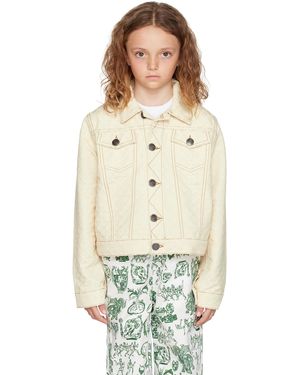 Charles Jeffrey キッズ｜Ssense限定 ベージュ デニムジャケット - ナチュラル