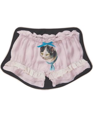 Undercover Pochette Uc2E1P91-1 Multicolore À Image De Culotte Bouffante Et Chaton - Noir