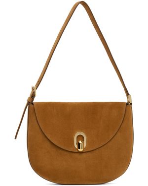 SAVETTE Tan Small Tondo Bag - Brown
