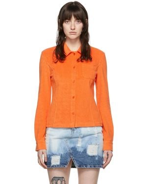 SJYP Cotton Shirt - Orange