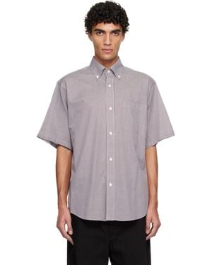 Hed Mayner Short Sleeve Shirt - Purple