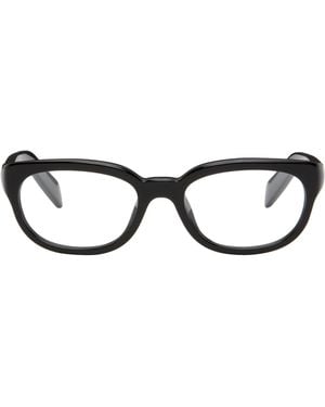 Prada Round Glasses - Black
