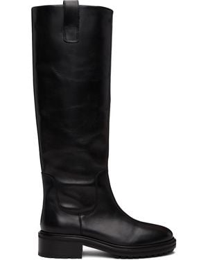 Aeyde Henry Knee-High Boots - Black
