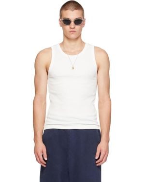 Entire studios Rib Tank Top - White