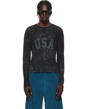 Guess Front Lettering T-shirt - Black