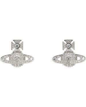 Vivienne Westwood Carmela Bas Relief Earrings - Black