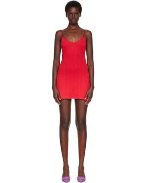 Cou Cou 'The Cami Slip' Minidress - Red