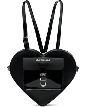 Dr. Martens Leather Heart Shaped Bag - Black