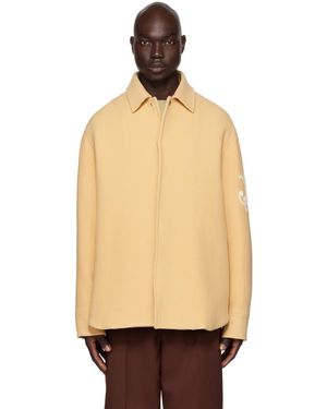 Jil Sander Embroide Jacket - Natural