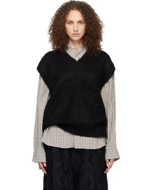 Needles Mohair Knit Vest - Black