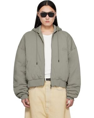 Lu'u Dan Wadded Hoodie - Grey