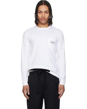 Comme des Garçons Pocket Ls T-Shirt - White