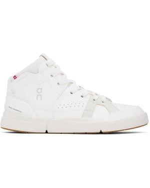 On Shoes 'The Roger' Clubhouse Mid Trainers - Black