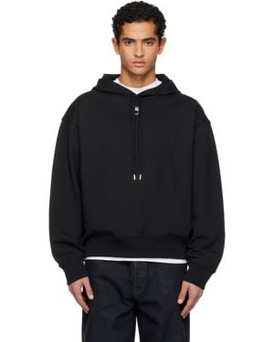 Marine Serre Moon Logo Hoodie - Black