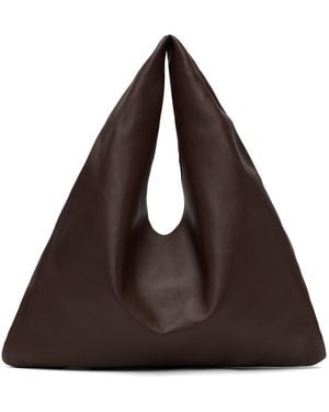 The Row Small Bindle Tote - Brown