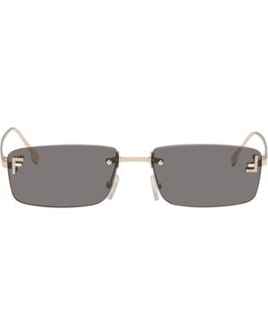 Fendi First' Crystal Sunglasses - Grey