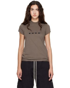 Rick Owens Taupe Tower Small Level T-Shirt - Black
