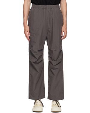 John Elliott グレー Himalayan パラシュートパンツ - ブラック