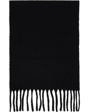 Issey Miyake Baby Alpaca Stole Scarf - Black