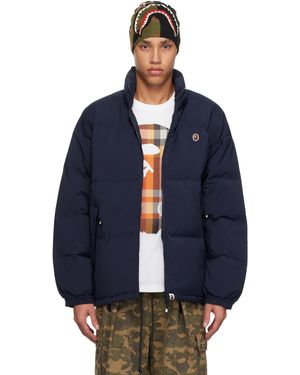 A Bathing Ape One Point Down Jacket - Blue