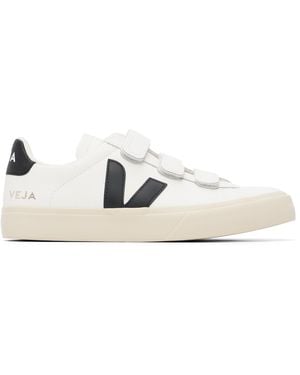 Veja Recife Leather Trainers - Black