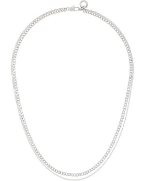 A.P.C. Minimal Necklace - White