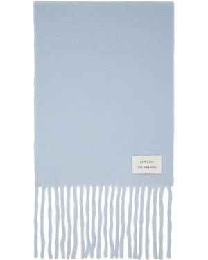 Loulou de Saison Santo Lds Alpaca Scarf - Blue