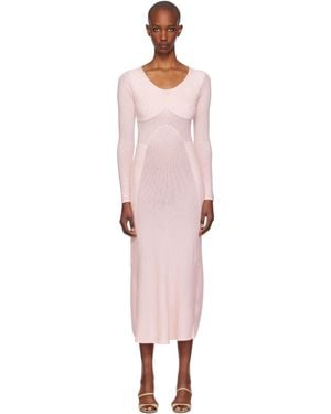 Isa Boulder Sweetheart Long Sleeve Maxi Dress - Black