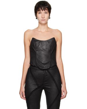 Kim Shui Ssense Exclusive Corset Camisole - Black