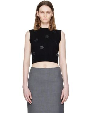 Cecilie Bahnsen Dean Jumper Vest - Black