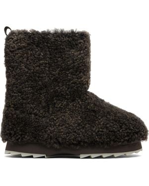 EMU Sharky Low Teddy Boots - Black
