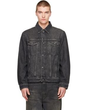 Rag & Bone Blouson Camionneur Rb 3 Noir En Denim - Gris