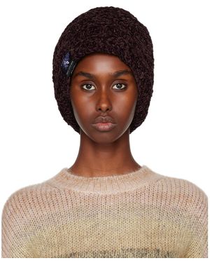 VITELLI Ssense Exclusive Accordion Beanie - Brown