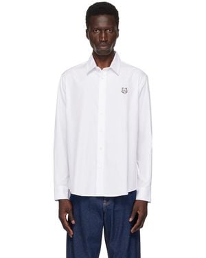 Maison Kitsuné ホワイト ボールド フォックスヘッド シャツ - ブラック