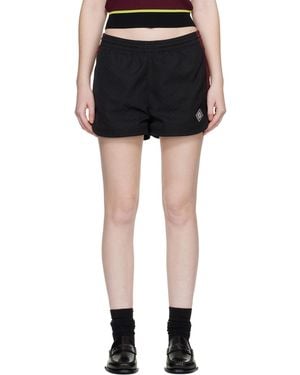 CASABLANCA Nylon Monogram Shorts - Black