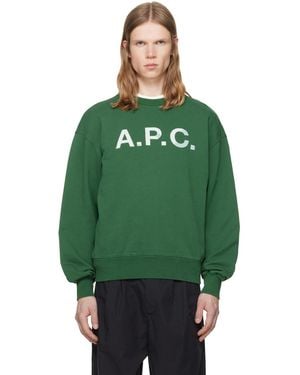 A.P.C. Vintage 'Apc' Sweatshirt - Green