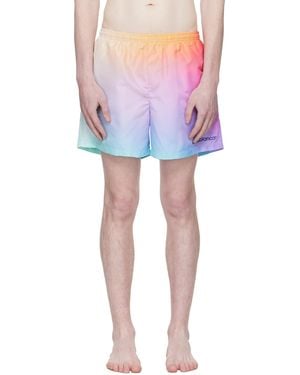 CASABLANCA Gradient Printed Shorts - Pink