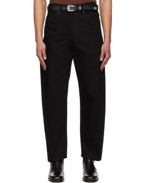 Lemaire Twisted Workwear Jeans - Black