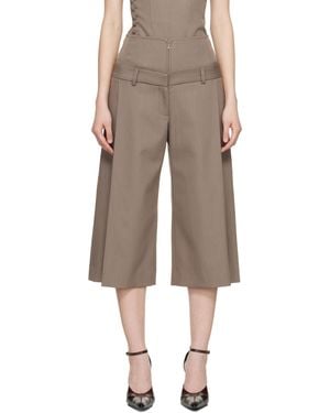 KNWLS Jett Culottes Pants - Gray
