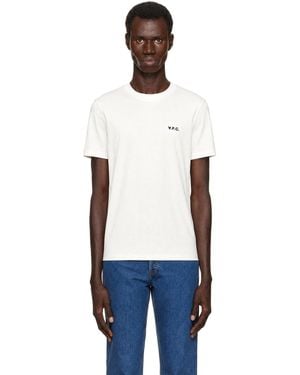 A.P.C. Boxy Petit 'Vpc' T-Shirt - White