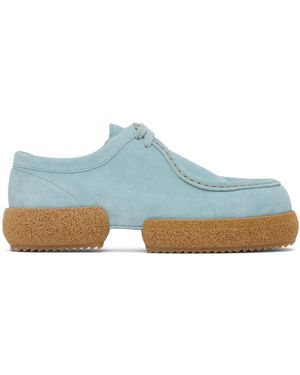 Dries Van Noten ブルー シューレース ローファー - ブラック