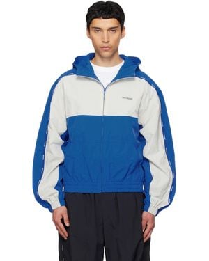 we11done Logo Tape Track Jacket - Blue