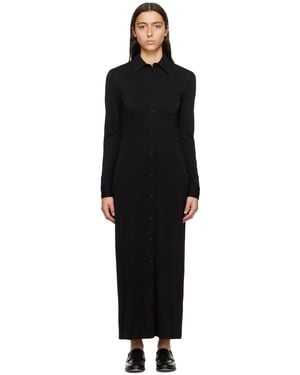 Filippa K Black Slim Maxi Dress