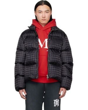 Amiri Ma Quad Jacquard Down Jacket - Black