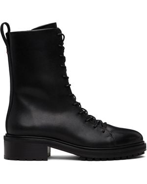 Aeyde Isa Lace-Up Ankle Boots - Black