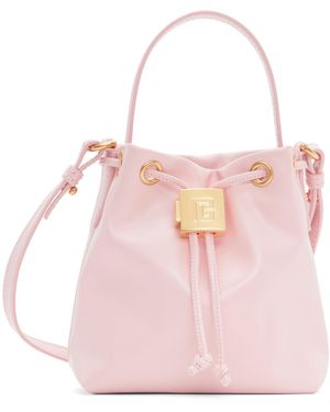 Balmain Mini Pulse Bucket Bag - Pink